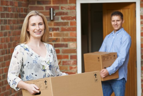 Local moving van prepared for a Beckenham flat relocation