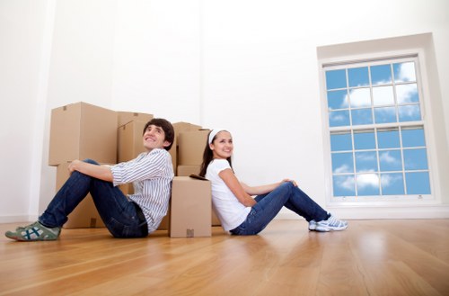 Removal team working on a residential move in Beckenham