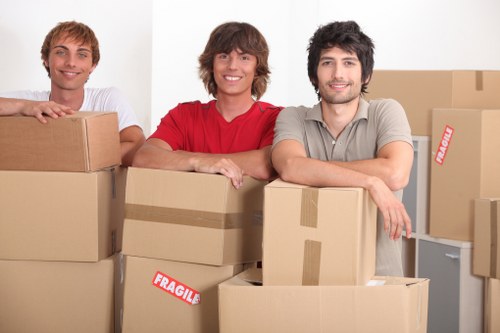 Professional van move completed with safety-focused handling