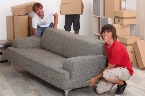 Local team handling furniture collection in a Beckenham flat