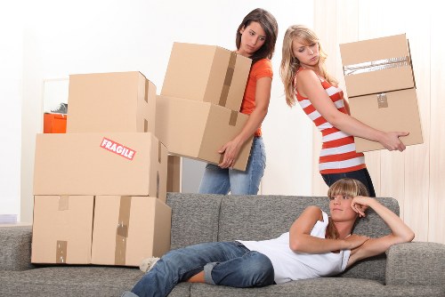 Careful removal of bulky furniture from a Beckenham property